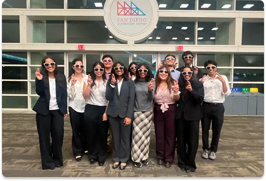 Portrait of BMES group at the San Diego convention center